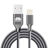 Cable iPhone Movisun USB a Lightning  MX-120LT 3.1 Amp microfibra