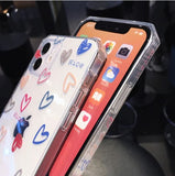 iPhone 12 Pro (6.1) TPU Case Corazones de Colores-Pequeños
