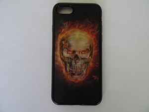 iPhone 7/8 4.7" 3D Calavera Fuego