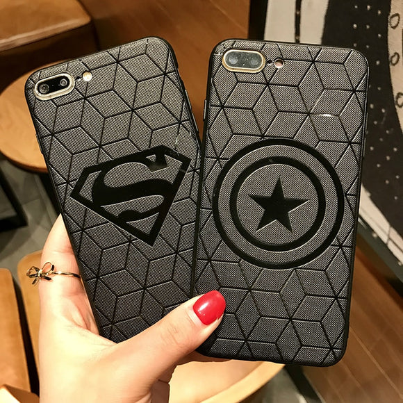 iPhone 11 Pro (5.8) TPU Case Superhéroes-Negro