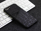 iPhone XR TPU Case Superhéroes-Negro