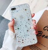 iPhone 6/6S Case TPU Glitter Hearts