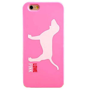 iPhone 6/6S 4.7" Silicona  #17 PINK dog rosado