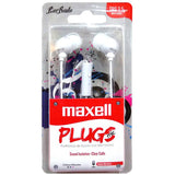 Auricular Maxell Inear Stereo Buds w/mic Plugs EarBuds