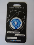 POP0015-Popsockets Phone Grip & Stand Ice Blue Agate