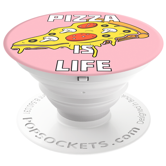 POP0028-Popsockets Phone Grip & Stand Pizza is Life