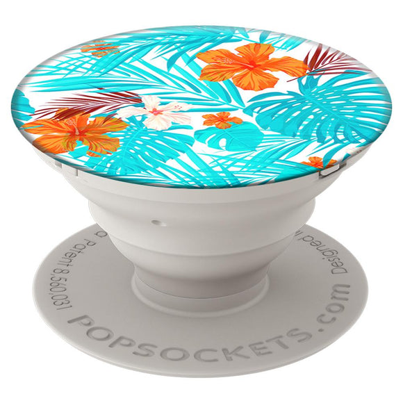 POP0172-Popsockets Phone Grip & Stand Tropical Hibiscus
