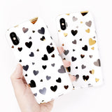 iPhone 6/6S Plus 5.5" TPU Case Golden Hearts