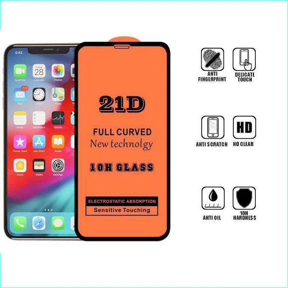 iPhone 14 Pro (6.1) 21D Tempered Glass Screen Protector Borde
